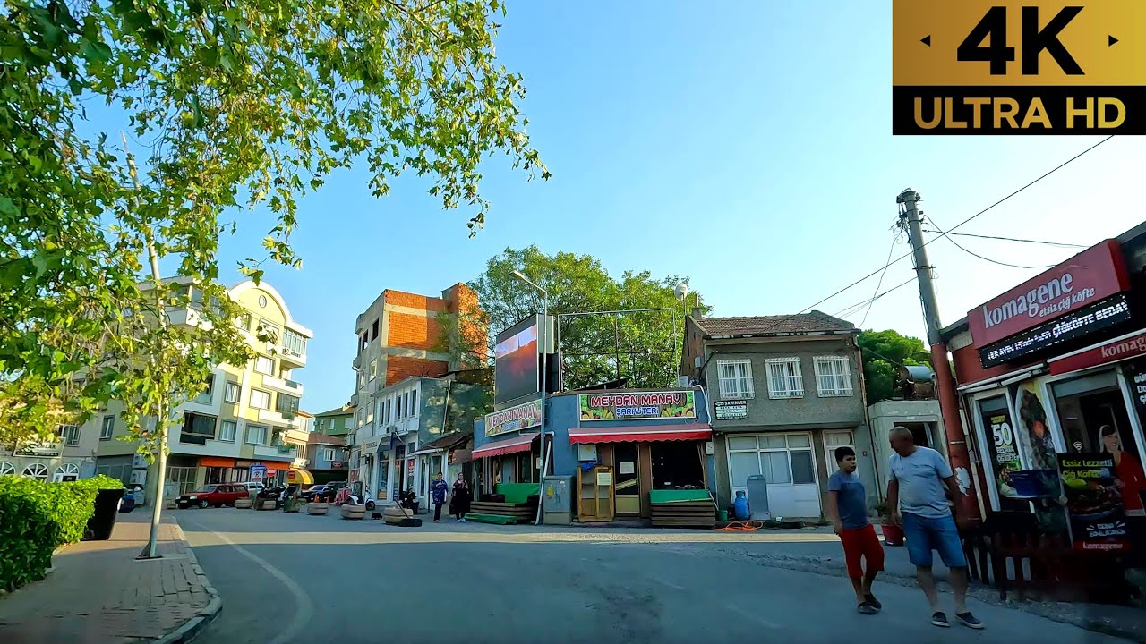 Balıkesir Gömeç | Gömeç Çarşı ve Şehir Merkezi Turu | City Center Driving Tour | 4K | 30fps | 2025 |