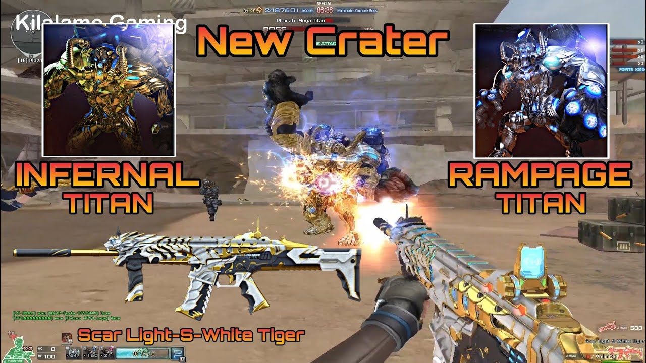Scar Light-S-White Tiger | New Crater (HARD) Gameplay | Crossfire Philippines