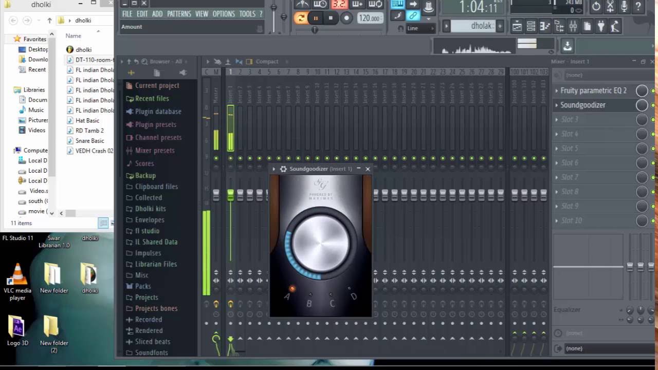 How to Make Dholki beat in Fl studio + FLP