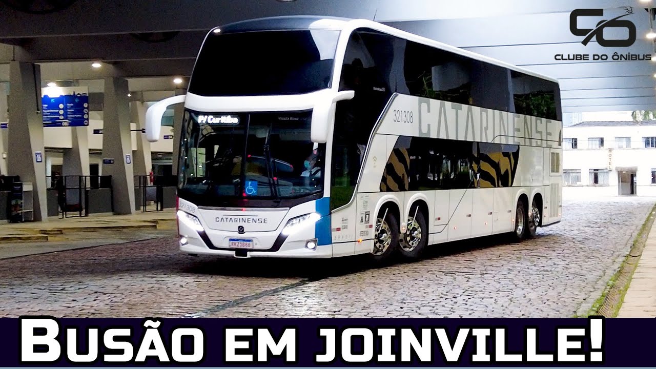 MOVIMENTO DE ÔNIBUS EM JOINVILLE |  PARTICIPAÇÃO ESPECIAL DO FUNCIONÁRIO DA RODOVIÁRIA 😂😂