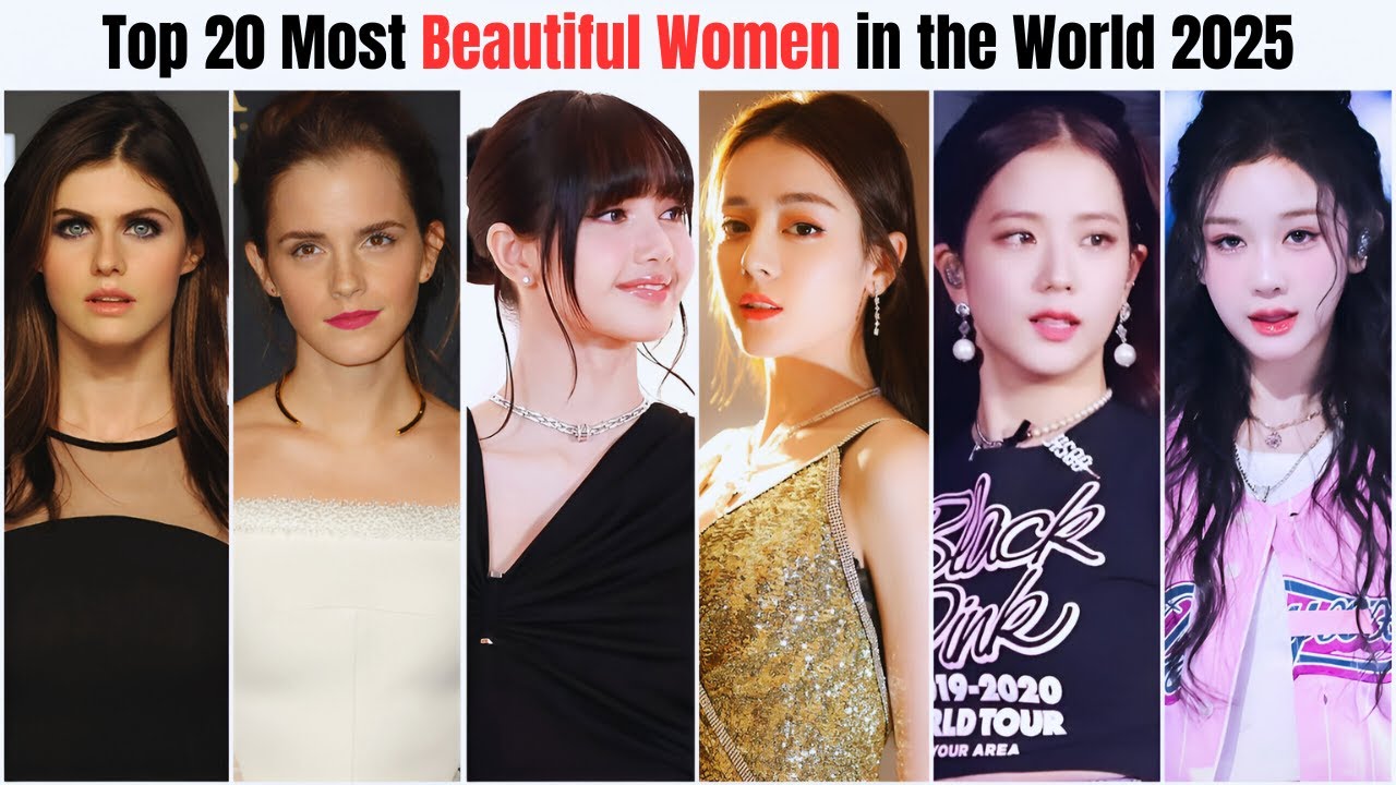 Top 20 Most BEAUTIFUL Women in the World (2025)