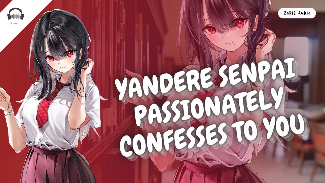 [ EN ASMR ] Yandere senpai passionately confesses to you | Roleplay - F4A/F4M | Possessive - Stalker