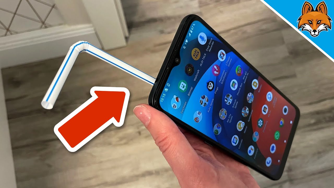 Stecke einen Strohhalm ins Handy und STAUNE WAS PASSIERT💥(GENIALER Trick)🤯