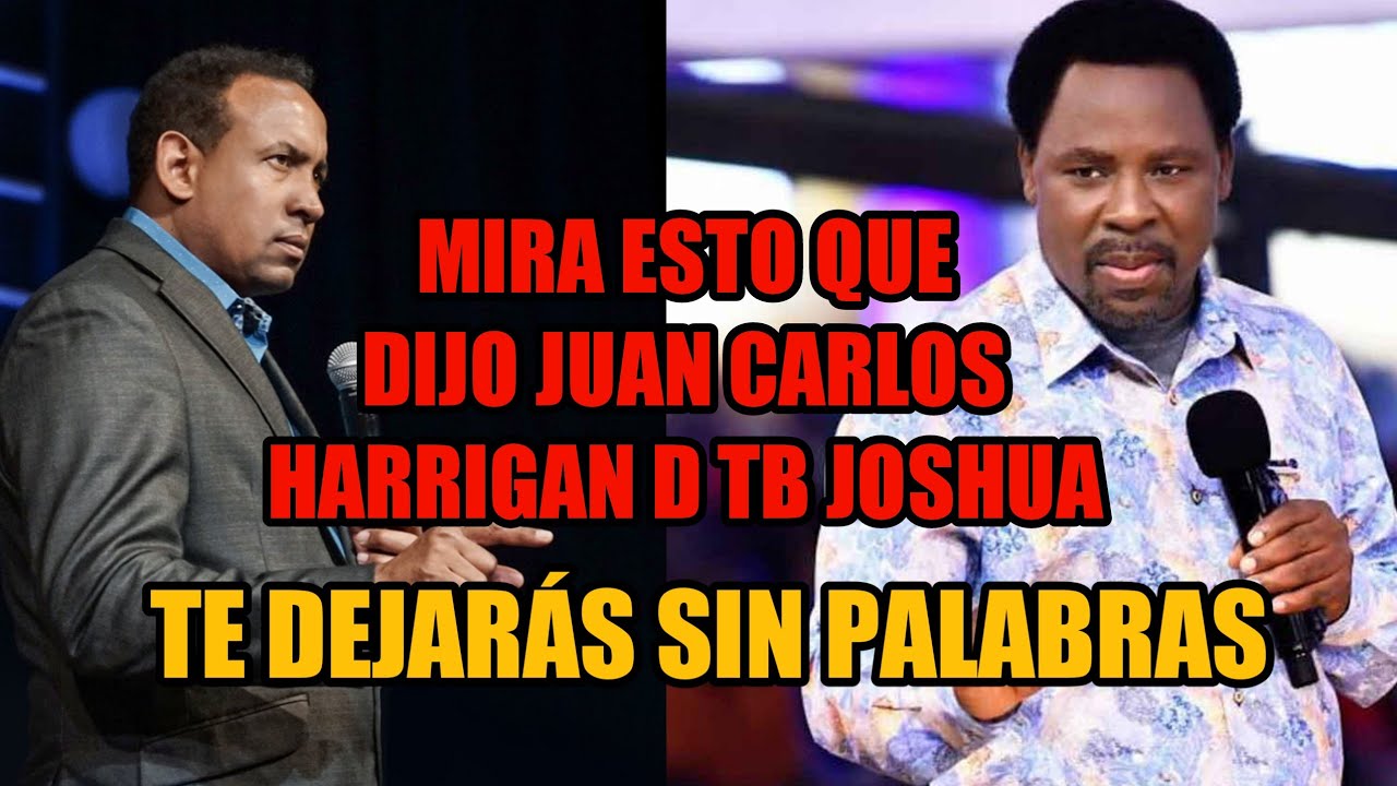 😱La Opinión de JUAN CARLOS HARRIGAN, SOBRE LA PARTIDA DE TB JOSHUA, PODEROSA PALABRA.🔥