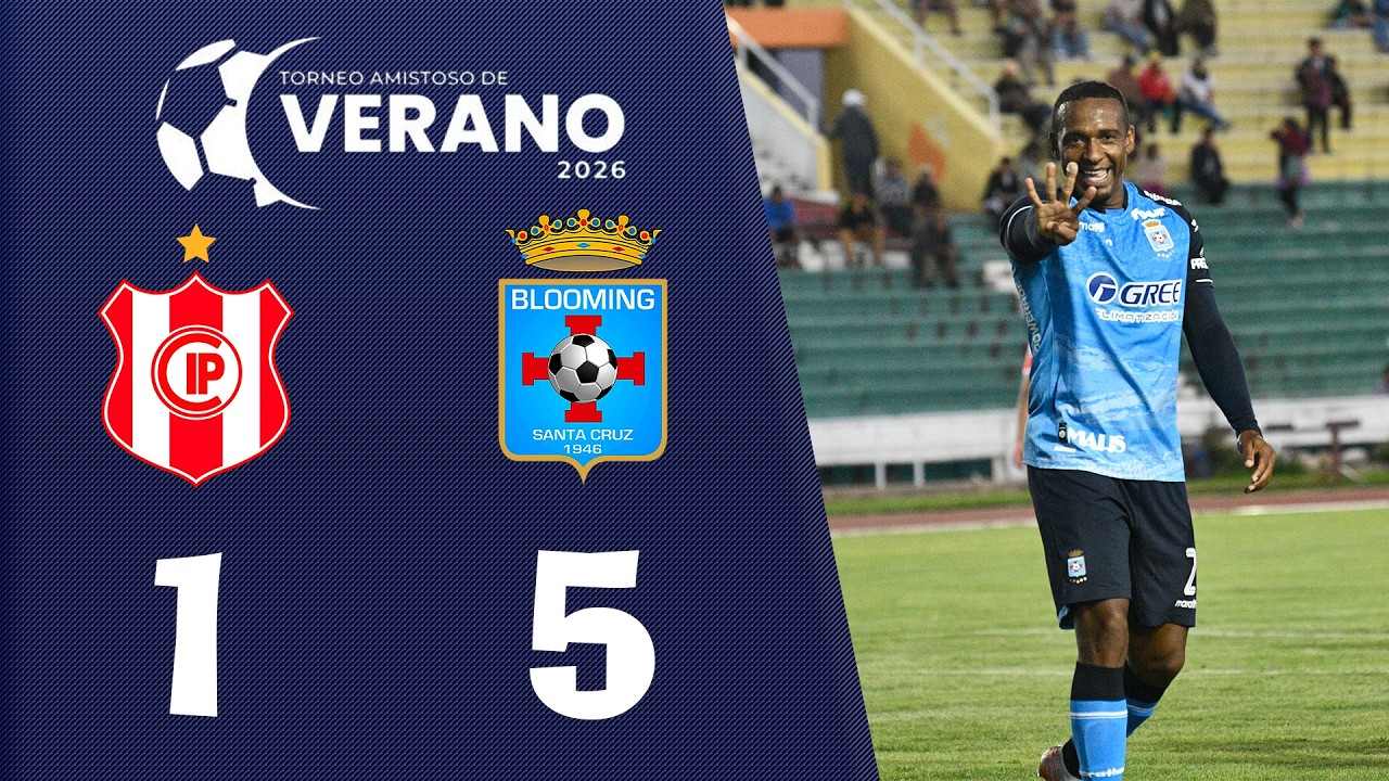 Goleada contundente - Independiente 1 - Blooming 5 - Torneo Amistoso de Verano