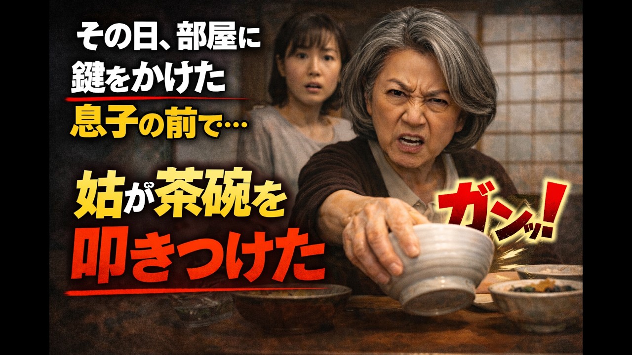 その夜、息子は初めて部屋に鍵をかけた「茶碗を叩きつけた姑」