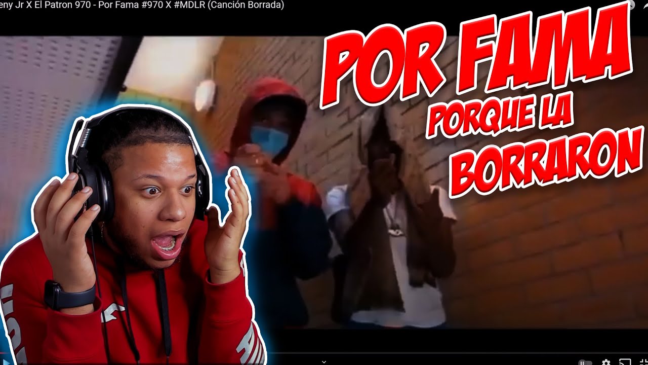 PORQUE LA BORRARON😱 Por Fama - Beny Jr X El Patron 970 - #970 X #MDLR [REACCION]