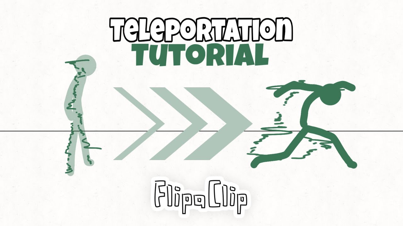 Как анимировать телепортацию в FlipaClip