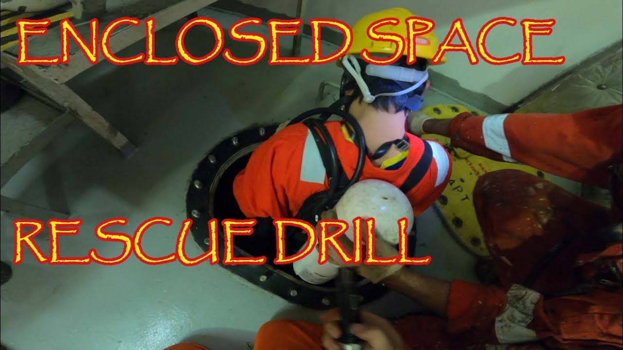 RESCUE OPERATION IN ENCLOSED SPACE DRILL