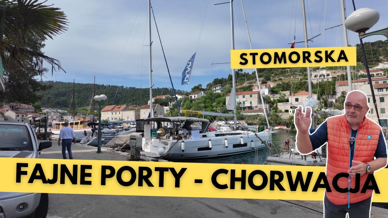Stomorska – urokliwy port na wyspie Šolta #porty #chorwacja #jacht