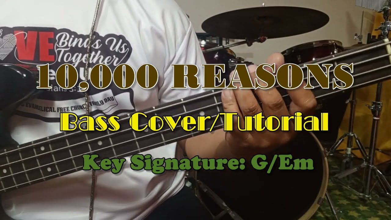 Matt Redman - 10,000 Reasons Bass Cover (Play Along)