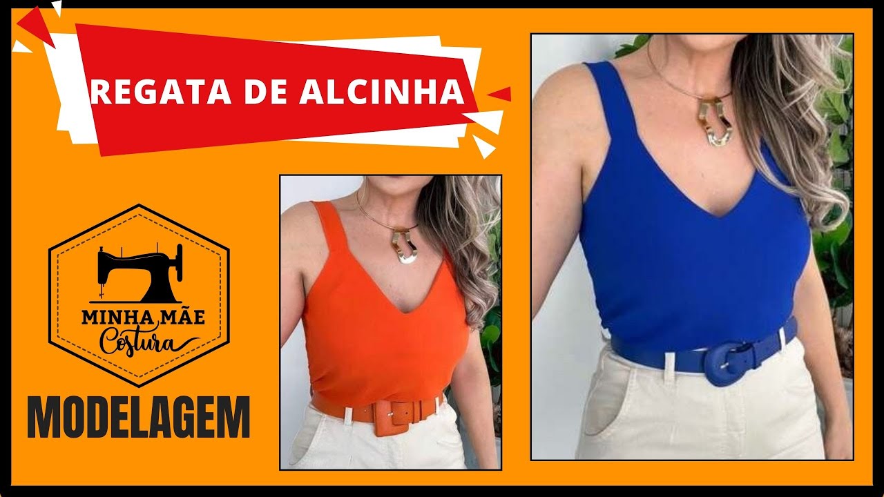 Regata de alcinha - modelagem