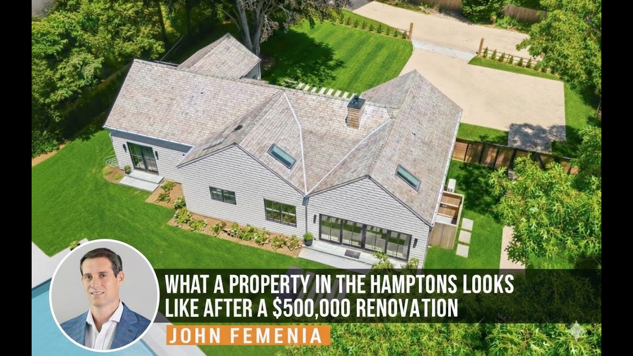 What does a property in the Hamptons look like after a $500,000 Renovation?