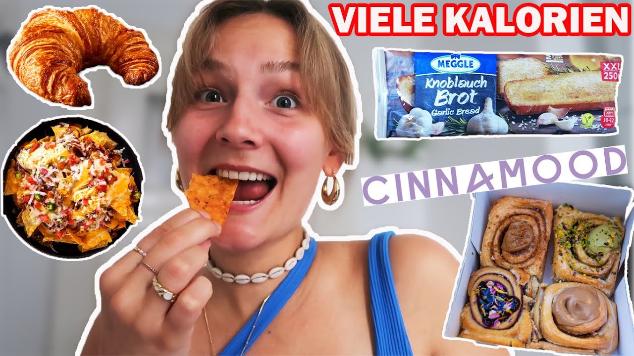 1 Tag Gerichte mit viel Kalorien essen😋 ( if u struggle in summer)