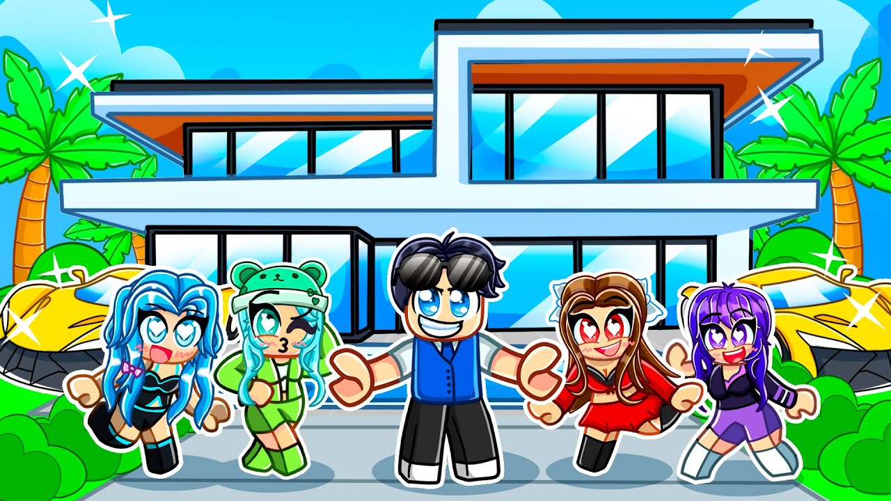 RIZZING GIRLS On My $9,345,754 LUXURY BEACH RESORT In Roblox!
