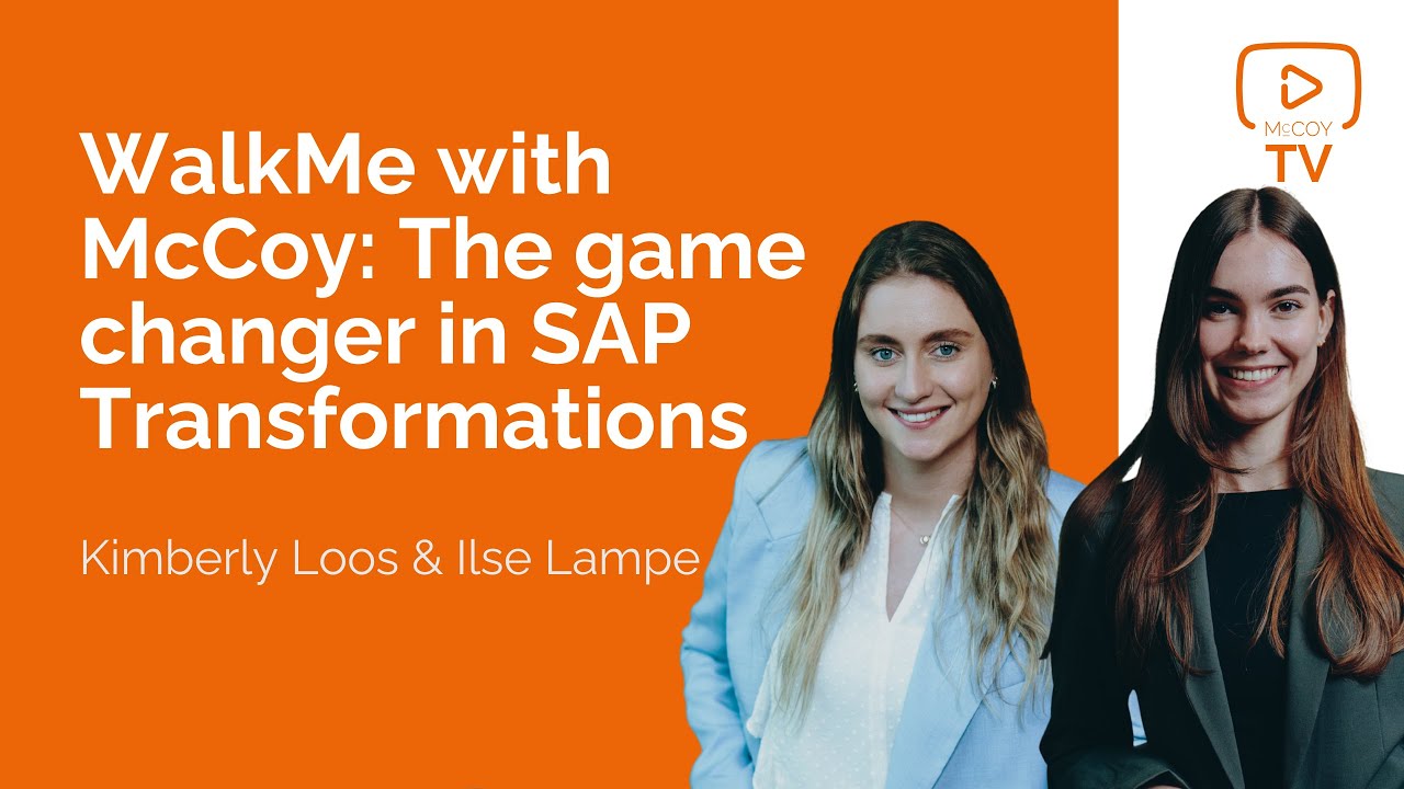 WalkMe with McCoy: The Game Changer in SAP Transformations