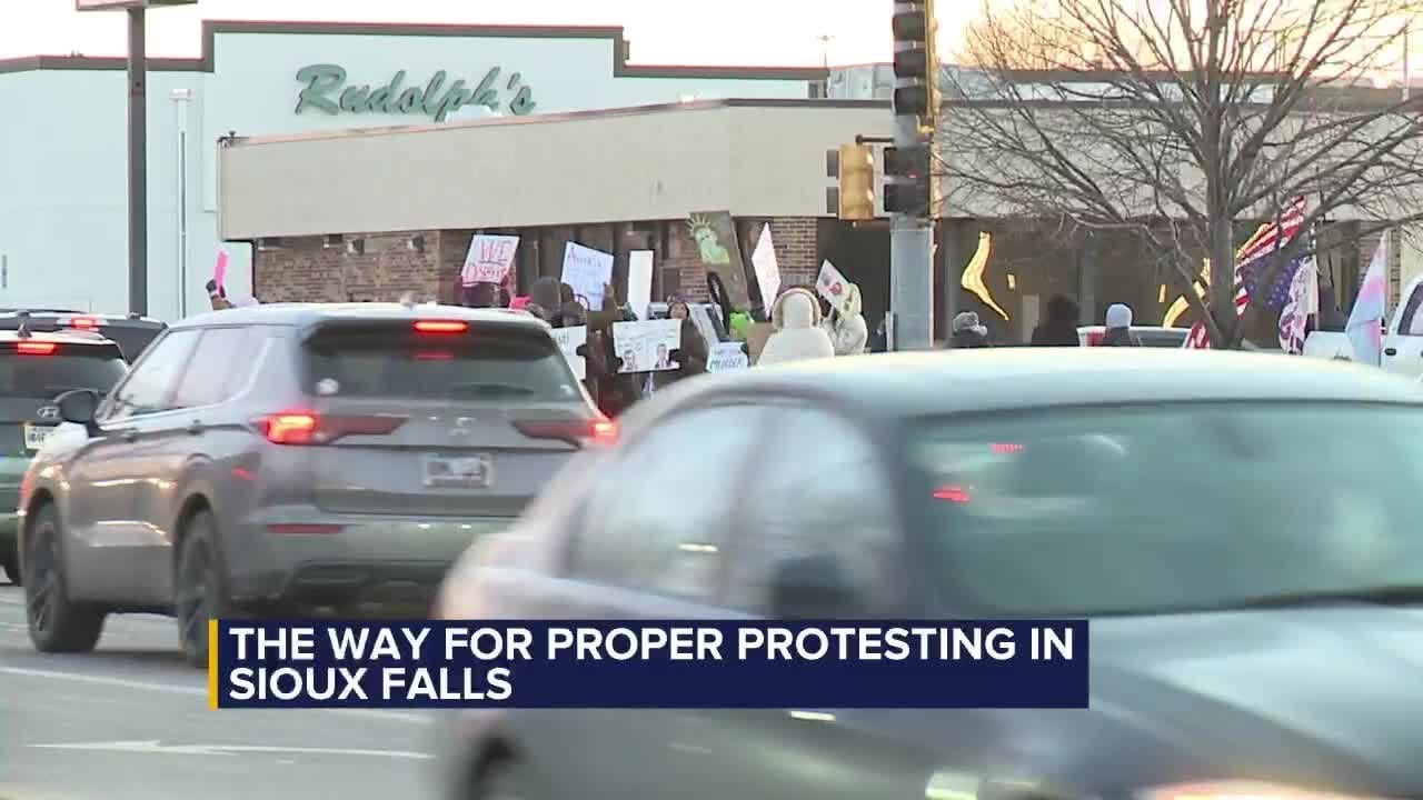 The way to properly organize a protest in Sioux Falls