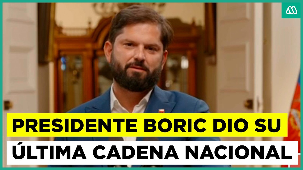 Presidente Gabriel Boric dio su última cadena nacional a horas del cambio de mando