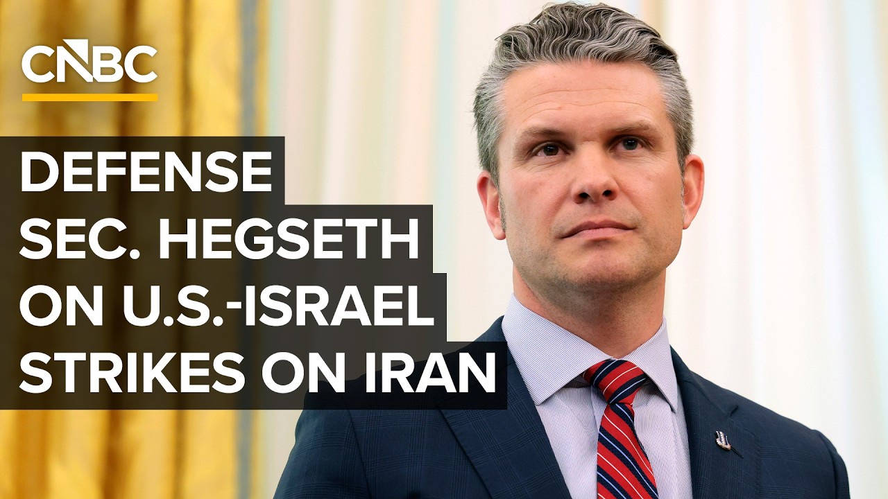 LIVE: Defense Sec. Hegseth and General Dan Caine speak on U.S.-Israel strikes on Iran — 3/2/2026