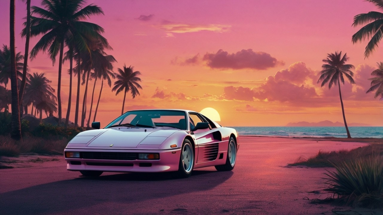 ｍｉａｍｉ ｈｅａｔ １９８９． // Synthwave, Chillwave, Italo Disco Mix for Focus & Work (1 Hour)