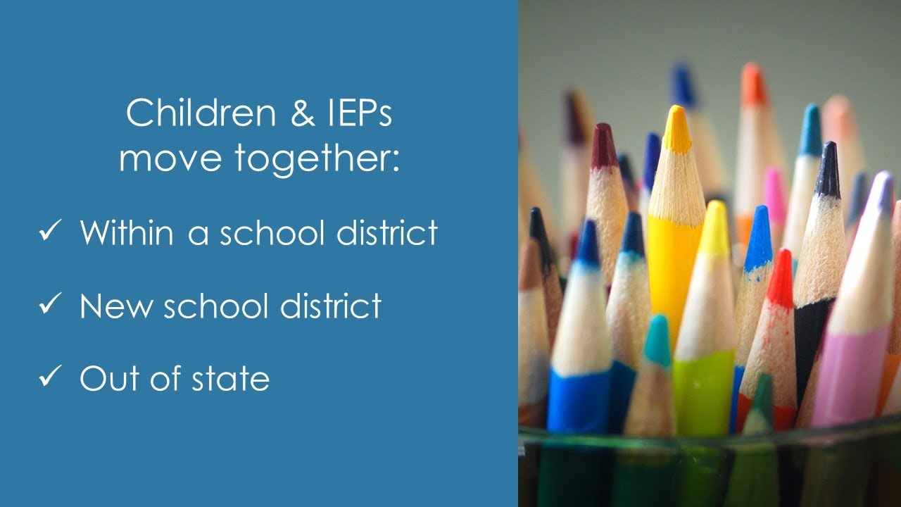 Children and IEP's Move Together