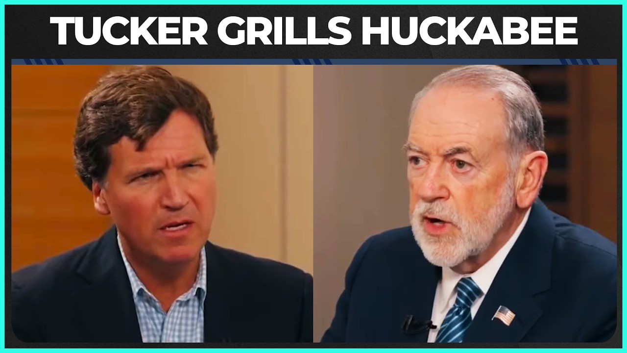 Tucker Shreds Huckabee’s Meeting With U.S. TRAITOR For Israel