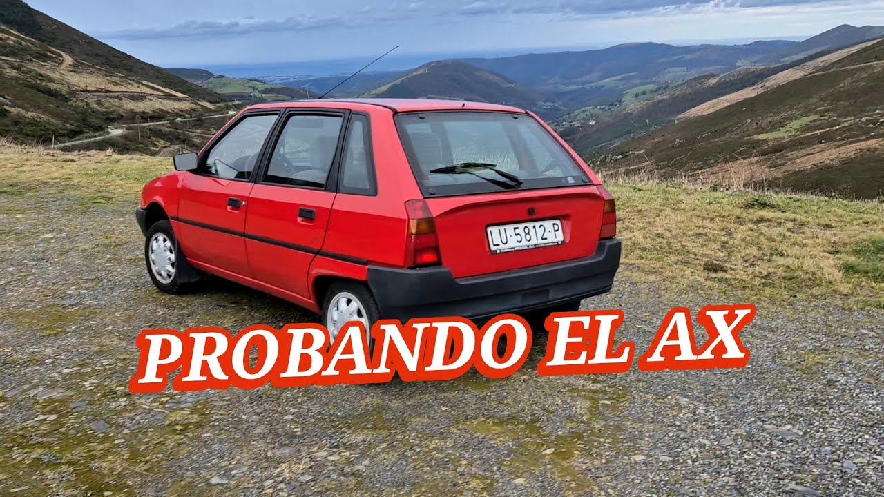 PROBANDO EL  CITROËN AX 1.1 , CURVAS Y MONTAÑAS .
