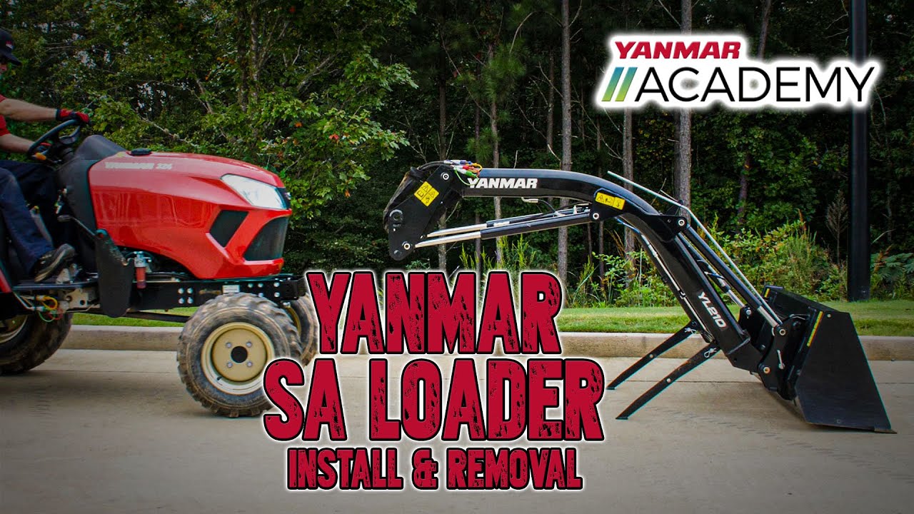 YANMAR SA series Tractor Loader Removal and Install