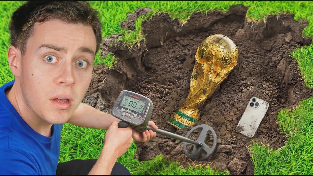 Szukam skarb&oacute;w z wykrywaczem metali na stadionach piłkarskich