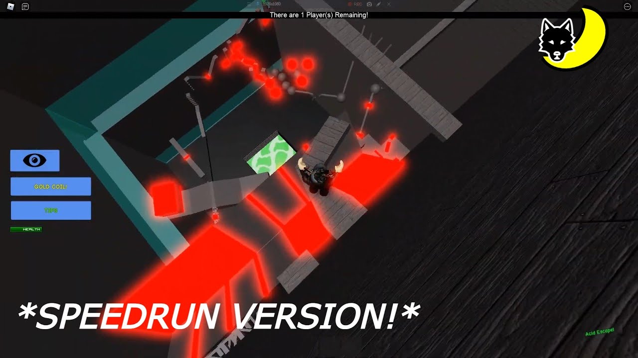 [Roblox] Beat the Dark Fortress Map🌙 At Acid Escape~  (*SPEEDRUN VERSION!*)