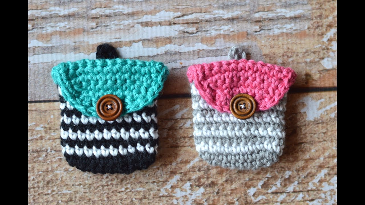 How to Crochet a Striped Coin Purse