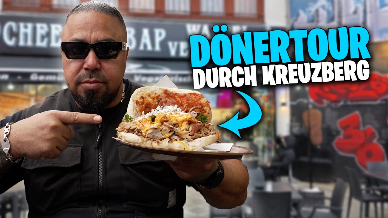 Döner Tour in Kreuzberg mit einem speziellen Gang Döner ( 36 Boys ) und einem mit Cheddar Soße