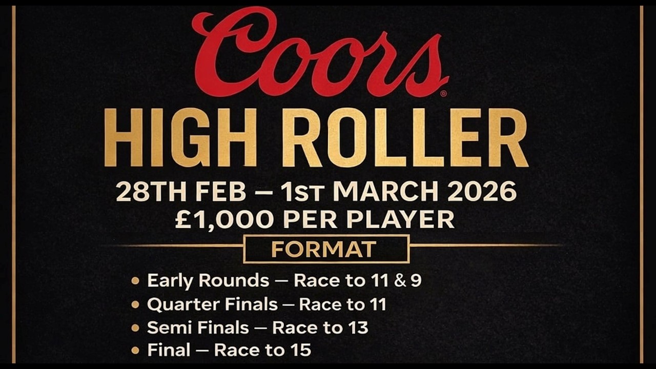 Coors High Roller £1k a Man I Double Elim Stage I Table8