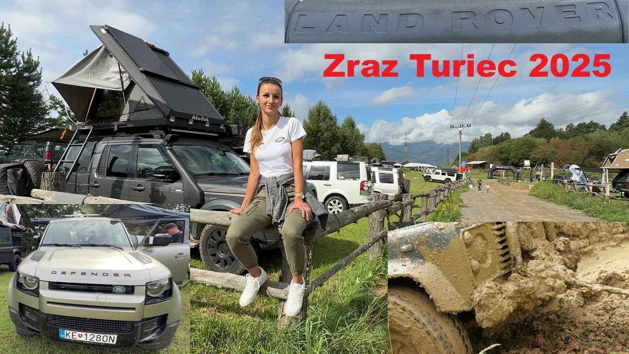 LAND ROVER ZRAZ TURIEC 29.8.-31.8.2025 Land Rover Range Rover Defender Freelander Discovery 4K video