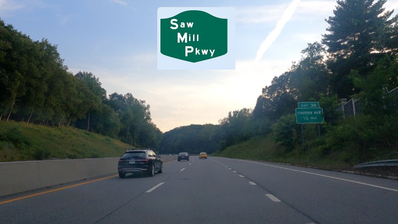 ⁴ᴷ⁶⁰ Driving Saw Mill River Parkway from Bedford, NY to Elmsford, NY