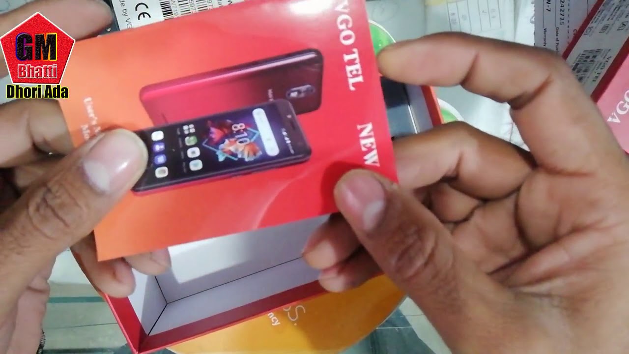 Vgo Tel New 7 Unboxing Color Black  1 gb Ram 16 gb rom Price Only 5750