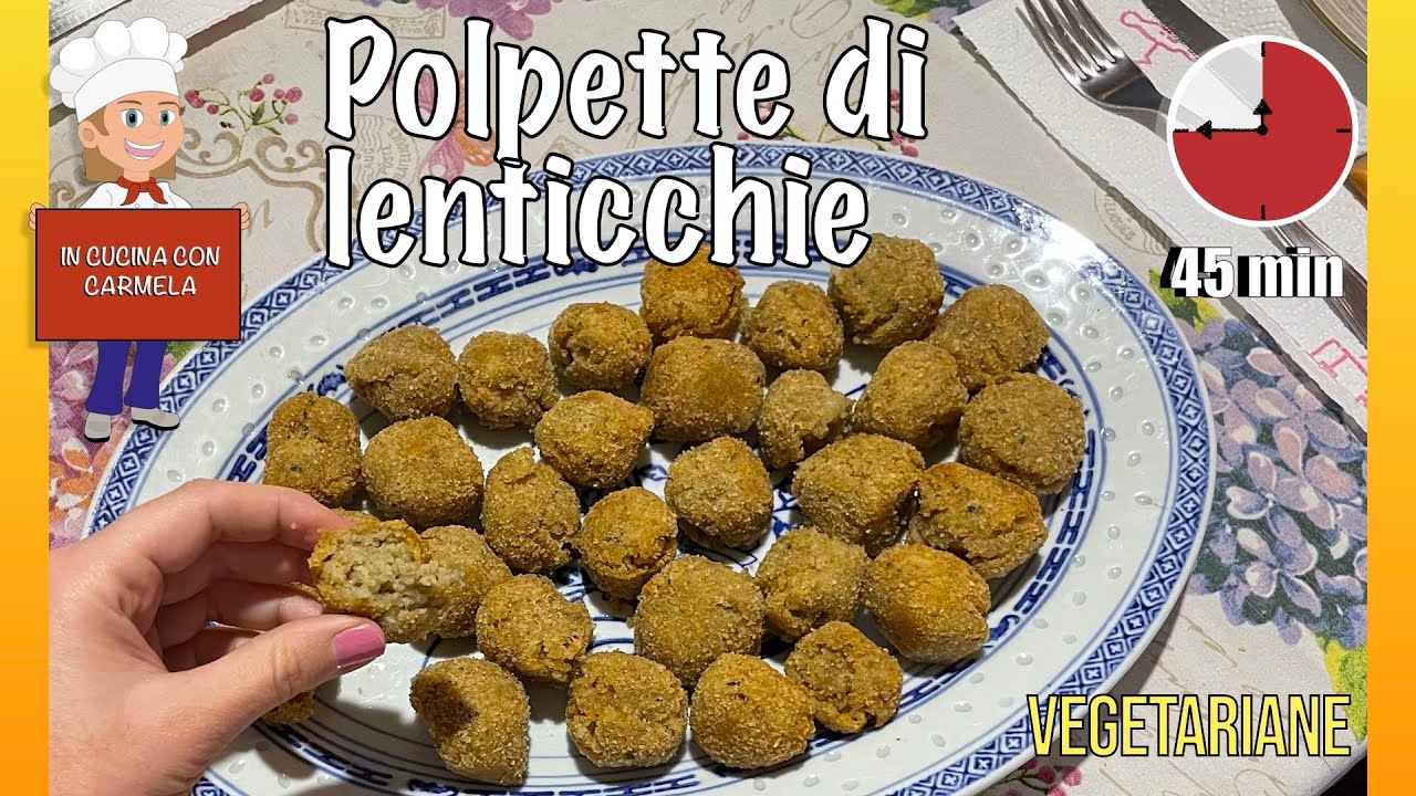 Polpette di lenticchie e patate ricetta | polpette vegetariane semplici e buonissime | saporite