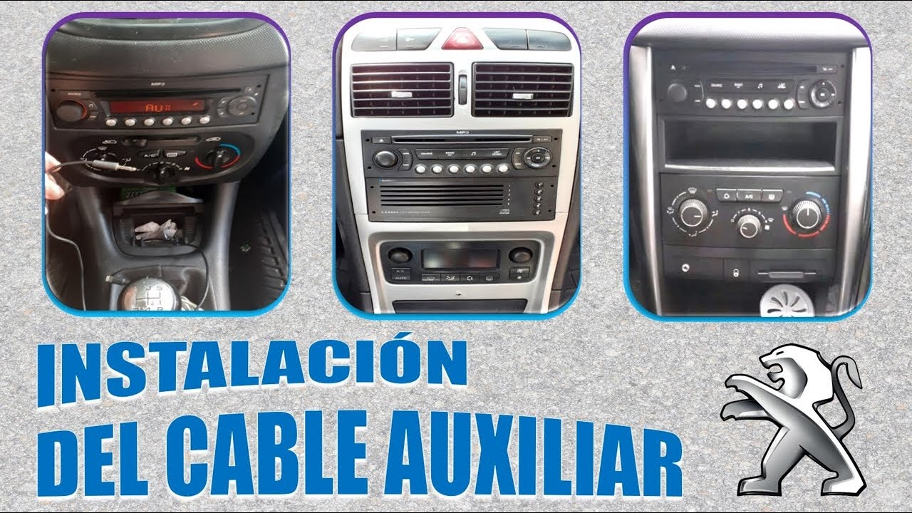 🏎️ 🦁 #Peugeot | 📻 Instalación Cable AUXILIAR #StereoRD4 Parte I