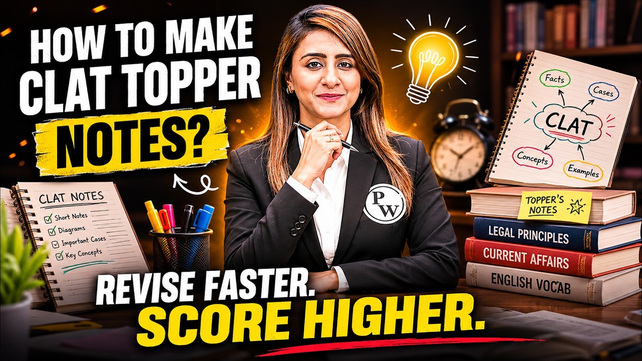 How to Make CLAT Topper Notes? | Best Notes Strategy for CLAT 2027