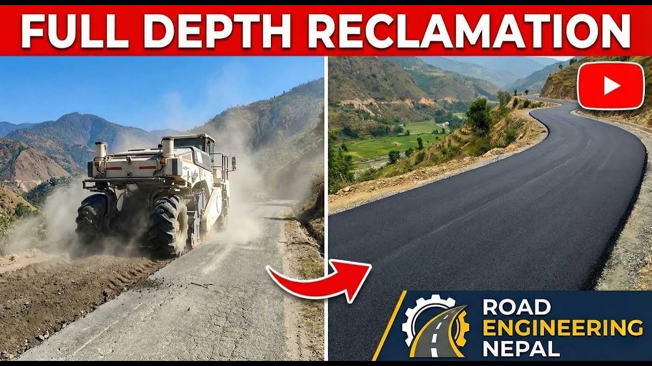 What is Full Depth Reclamation (FDR)? | Modern Road Construction Technology
