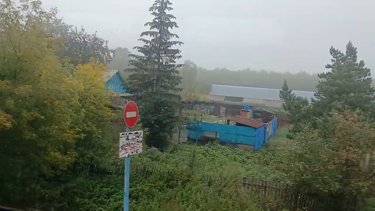 Электричка Петропавловск, Казахстан - Исилькуль, Россия, Омская область. Весь маршрут.