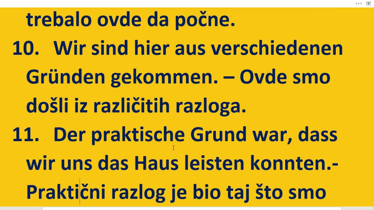 NEMAČKI B1 - PROVERITE DA LI STE DOSTIGLI SREDNJI NIVO