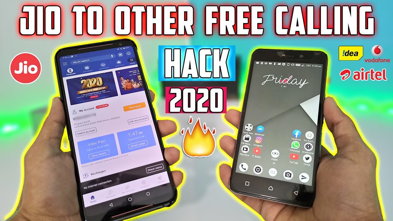 How to Make Free Calls with Jio to Other Operators Trick in Hindi