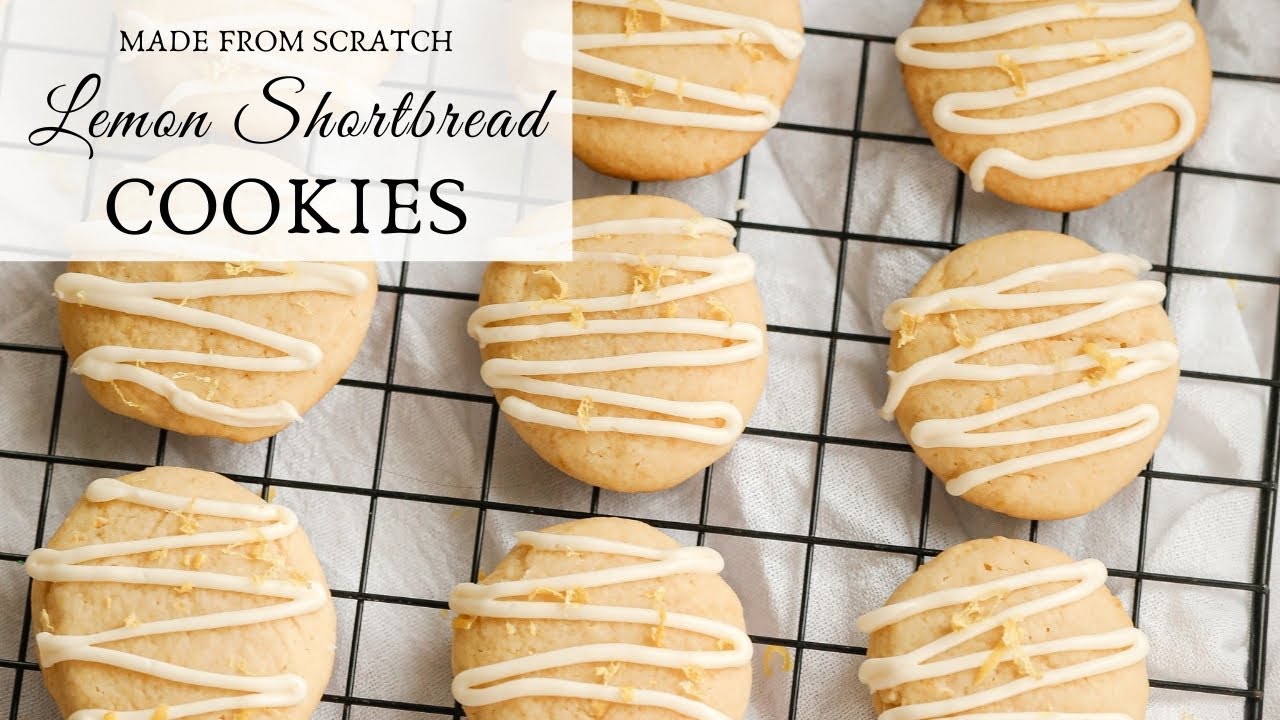 Lemon Shortbread Cookies Recipe from scratch | Recipe for Lemon Cookies