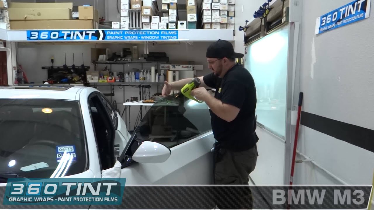 Window Tinting a 2012-BMW-M3 Complete