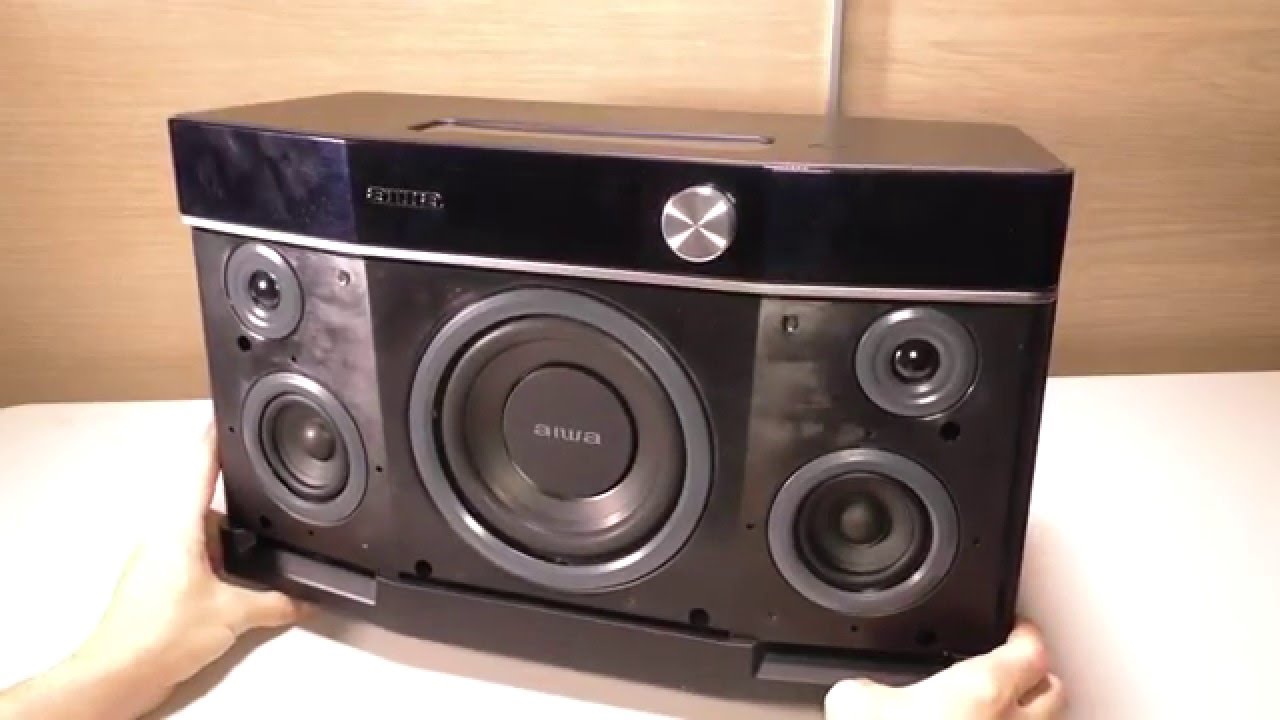 AIWA EXOS-9 Portable Bluetooth Speaker Review & Sound Test