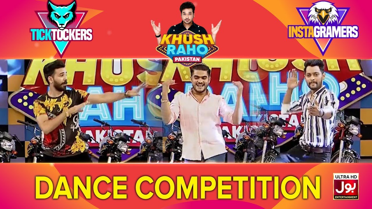 Dancing Competition In Khush Raho Pakistan Instagramers Vs Tick Tockers | Faysal Quraishi
