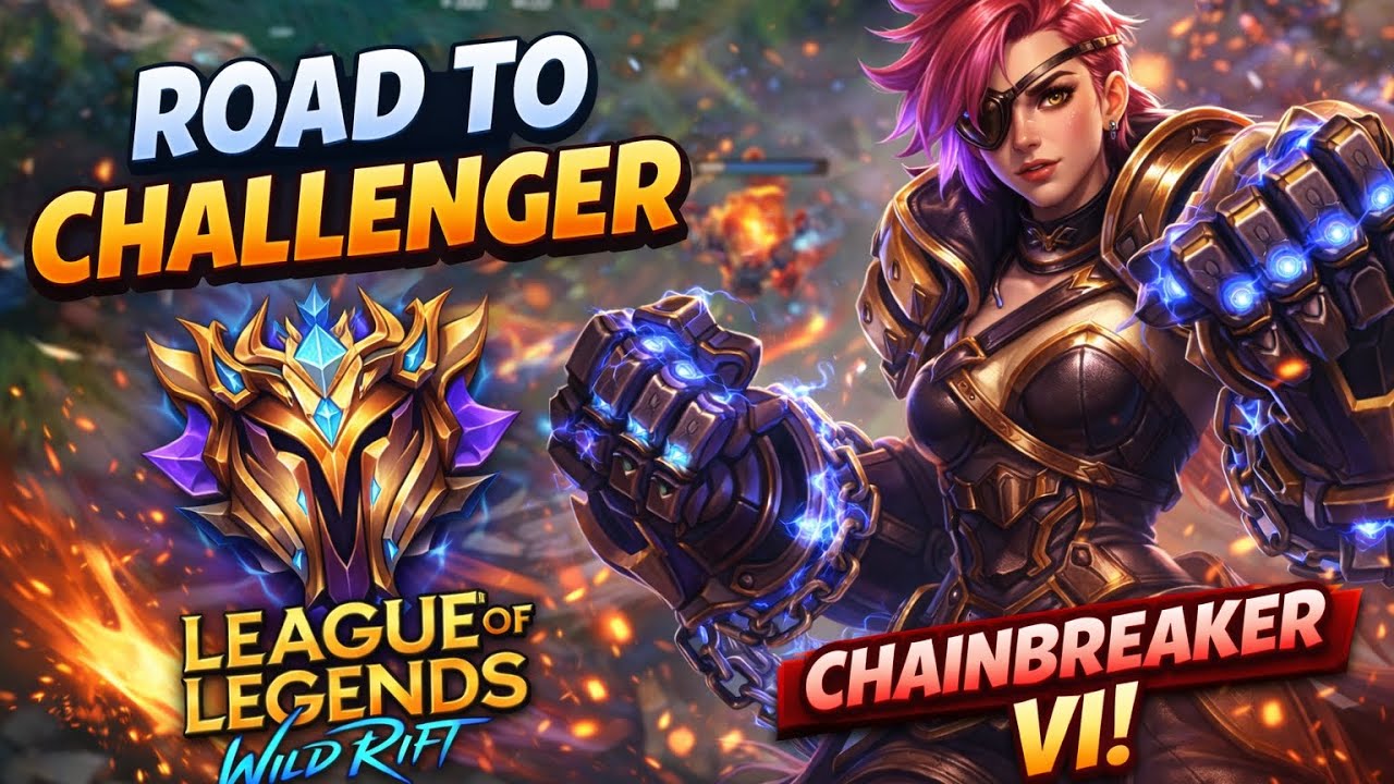 ROAD TO CHALLENGER - WILD RIFT RANKED S20 - VI JUNGLE