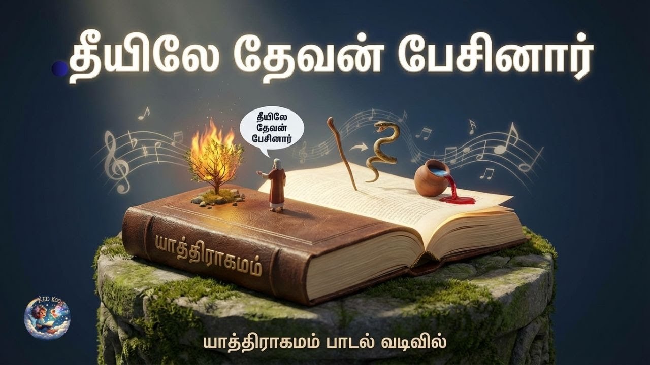 மலைமேல் தீ எரிந்தது | Moses Burning Bush Song | Bible Song Tamil