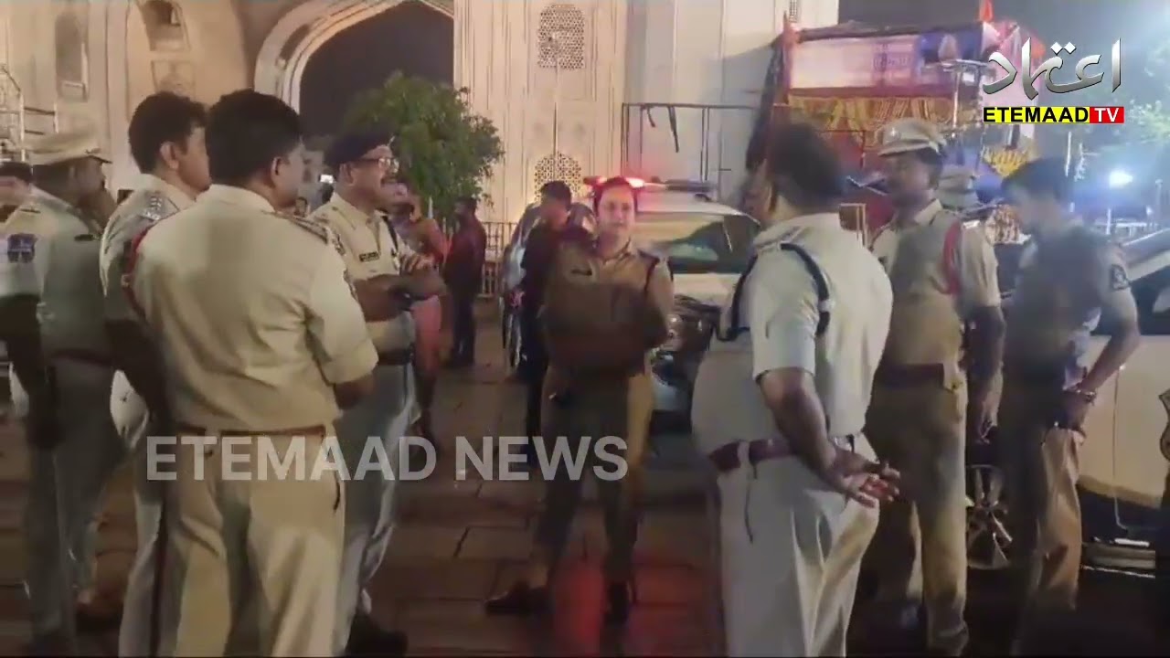 DCP South Zone Sneha Mehra Ips Visit Charminar at late Night to Check Milad Juloos Arrangements
